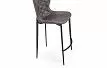 Стул полубарный Peggy (65), матовый коричневый/черный