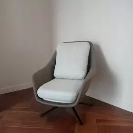 Кресло Form, серый/коричневый