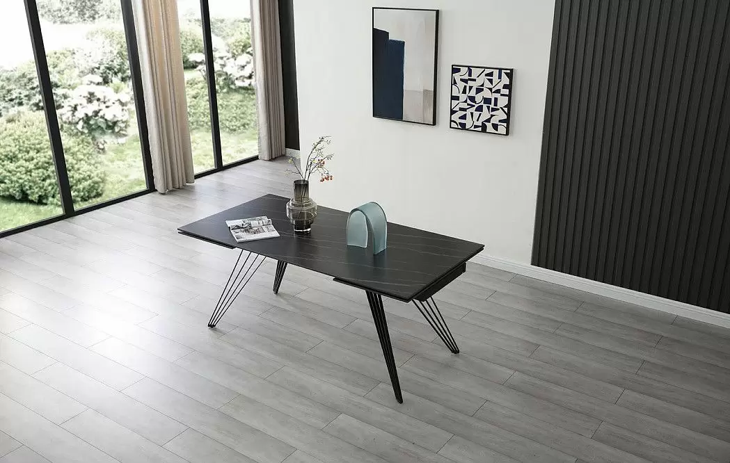 Стол Parma черный + 4 стула Zoe - фото 3