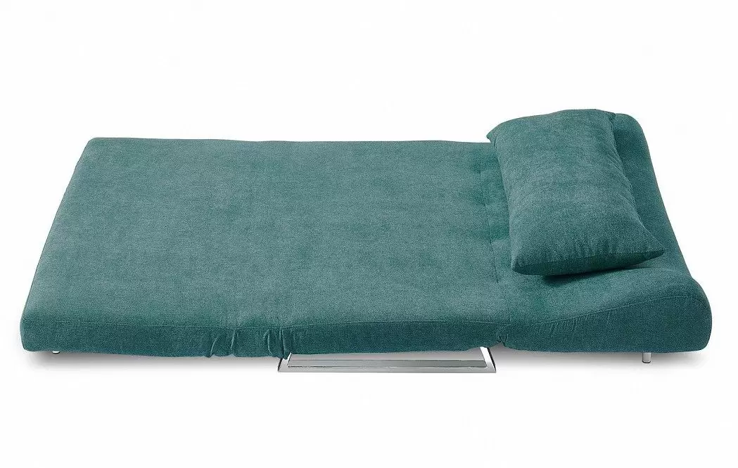 Диван-кровать Rosy 2-х местный, темно-бирюзовый/хром - фото 8