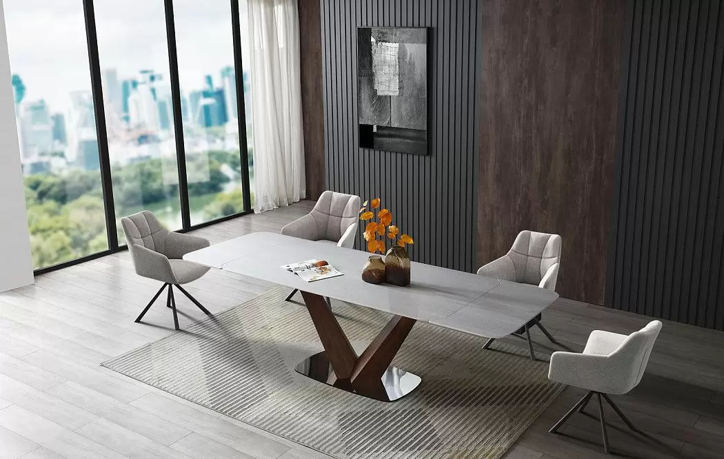 Стол Veronica + 4 стула Connor