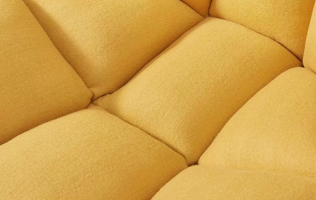 Кресло в стиле Husk, желтый - фото 6