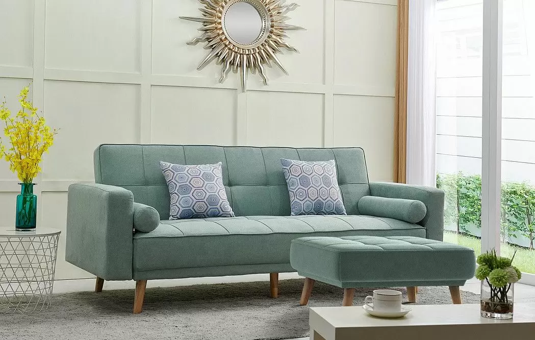 Диван-кровать Scandinavia, цвет бирюзовый