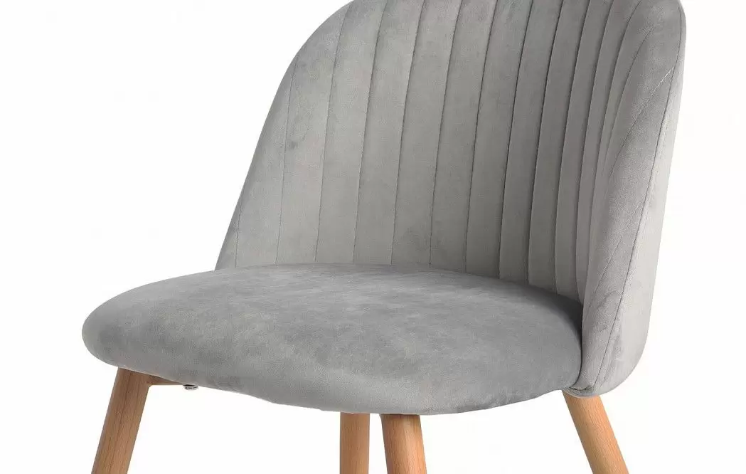 Стул Angela, серый/дерево - фото 6