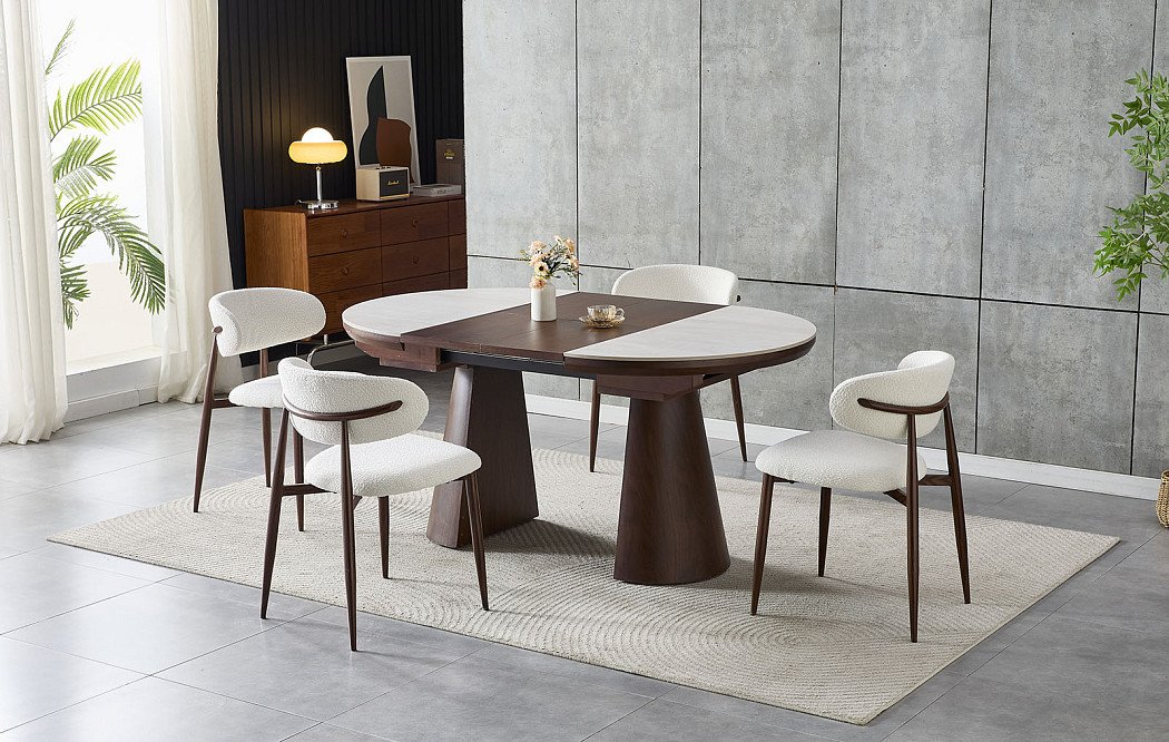 Стул Aaron, кремовый/орех - фото 19