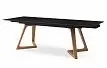 Стол раскладной Sorrento 180-240, черная керамика/ясень