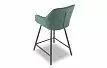 Стул полубарный Edwin, зеленый/черный