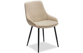 Стул Gerti, бежевый/черный