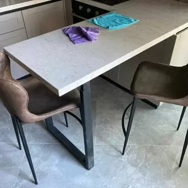 Стул полубарный Peggy (65), матовый коричневый/черный