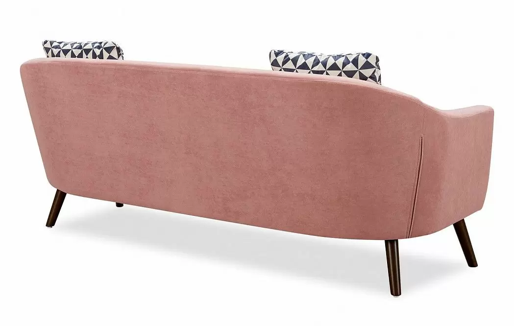 Диван Florence 3-х местный, коралловый/орех - фото 6