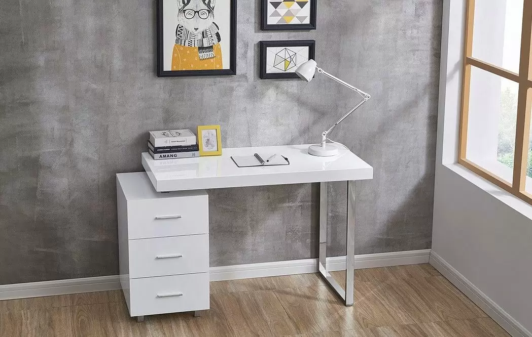 Стол письменный Ashby, белый - фото 4