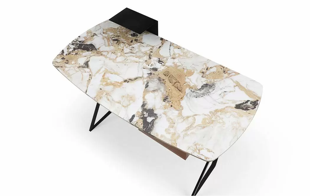 Стол письменный Marcus, светлая керамика - фото 5