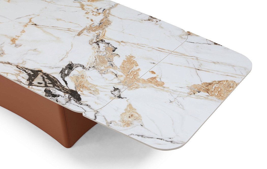 Стол раскладной Martina 160-230, керамика/коричневый - фото 6