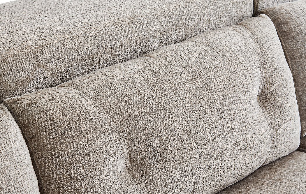 Диван-реклайнер Adeline угловой (правый), серо-бежевый - фото 13
