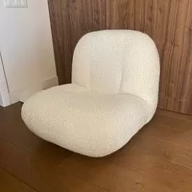 Кресло Cloud, слоновая кость/золото