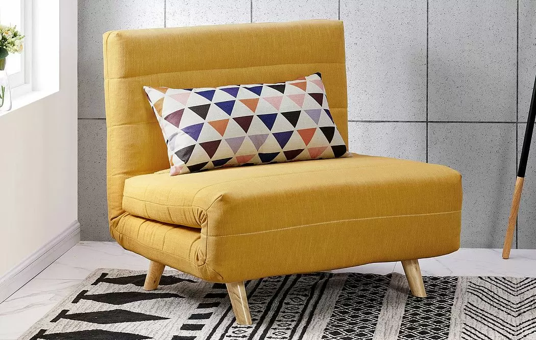 Кресло-кровать Flex, желтый