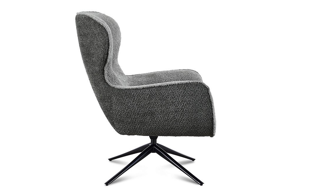 Кресло Sebastian, серый/темно-серый - фото 8