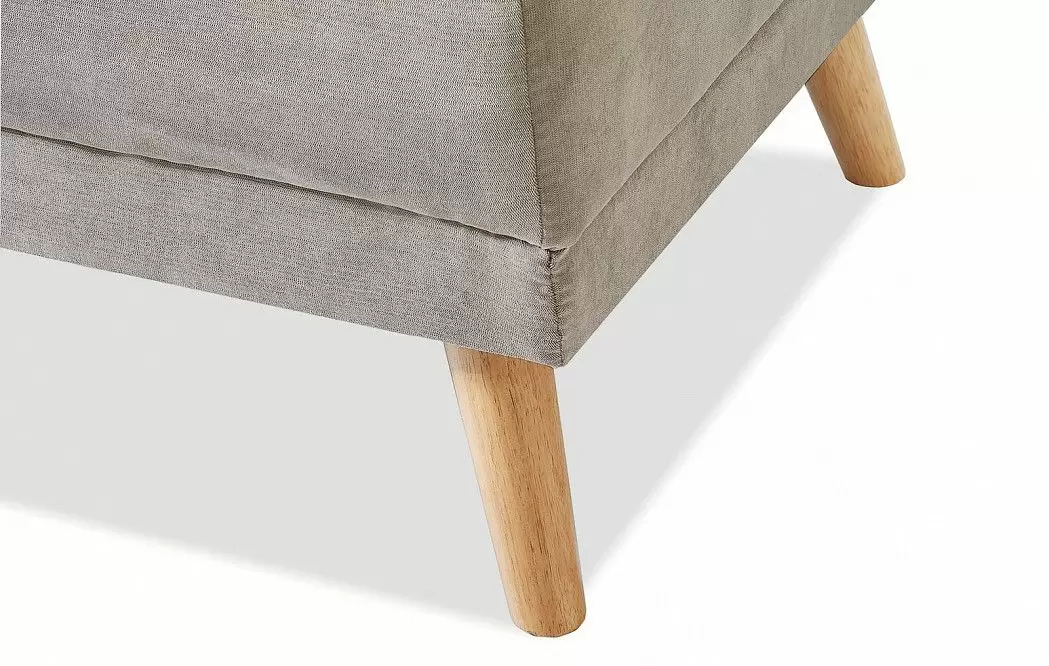 Диван-кровать Christy угловой (левый), серо-бежевый цвет - фото 16