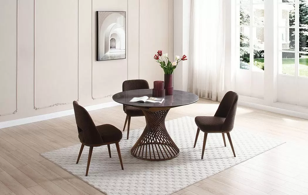 Стол Tornado Bronze + 4 стула Agata - фото 2