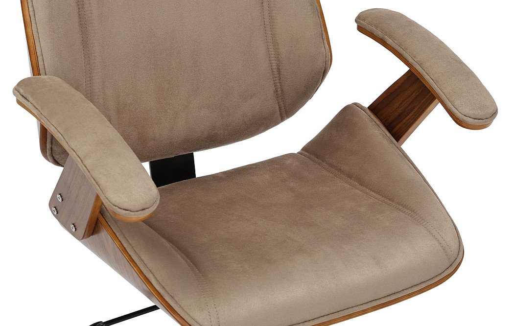 Кресло Benjamin, темно-бежевый/орех - фото 4