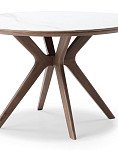 Стол Tango 100, светлая керамика/орех