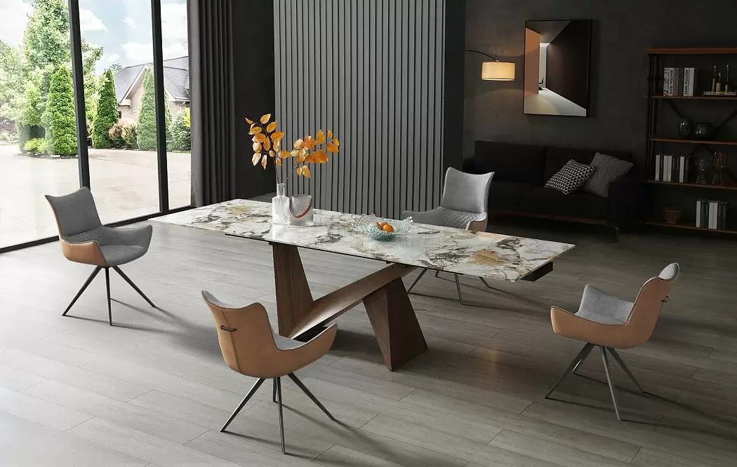 Стол Portofino + 4 кресла Jess