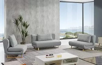 Комплект мягкой мебели Rosy, серый