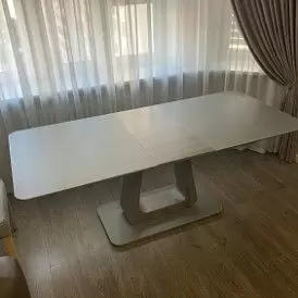 Стол раскладной Rosanna 140-180, серый