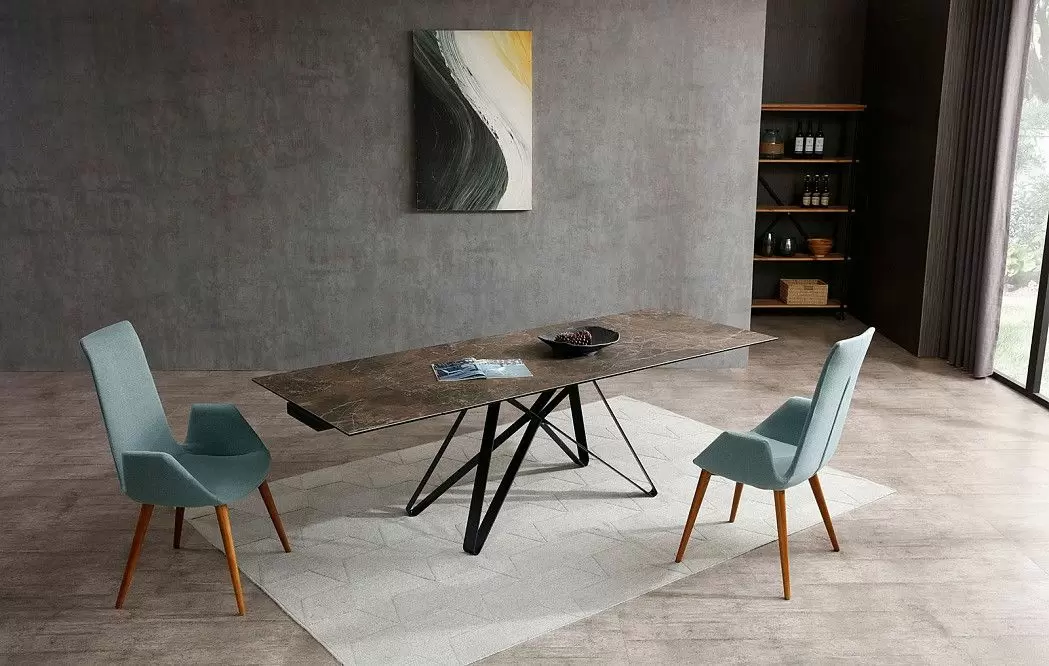 Стол раскладной Butterfly 180-260, темная керамика - фото 12