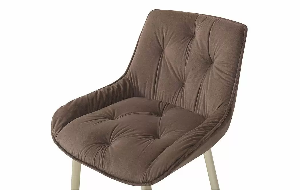 Стул полубарный Joely Bar (65), коричневый/шампань - фото 4