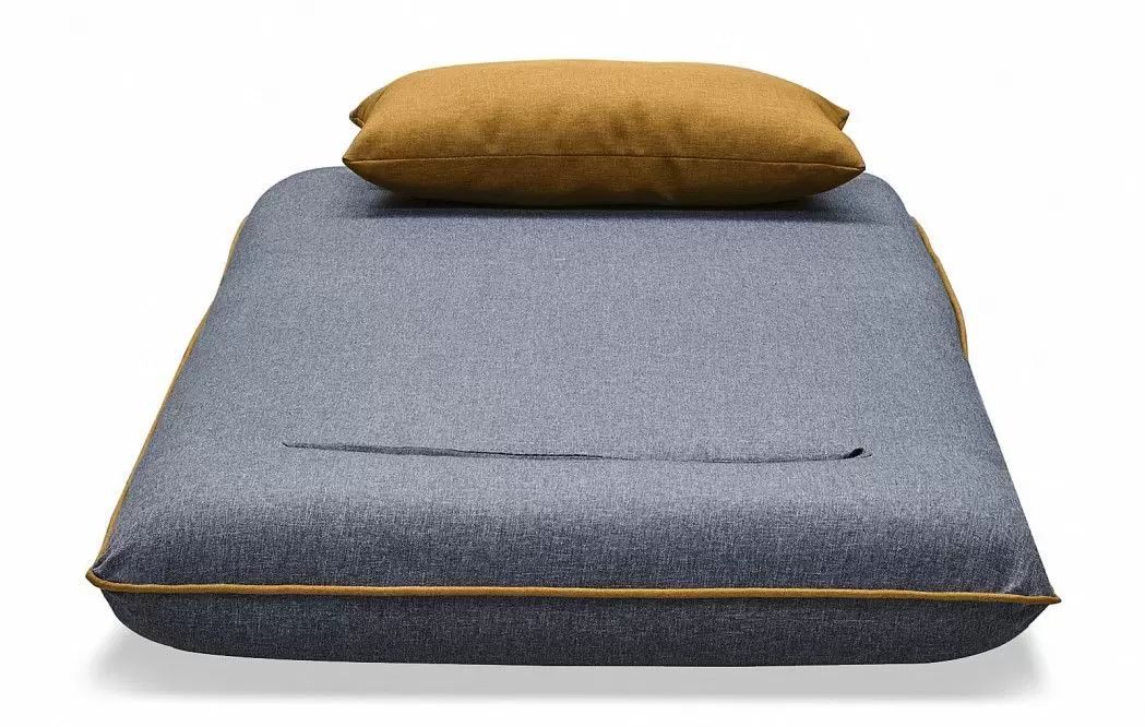 Кресло-кровать Justin-1, темно-серый/желтый - фото 5