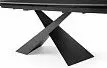 Стол раскладной Savoy 160-220, черная керамика