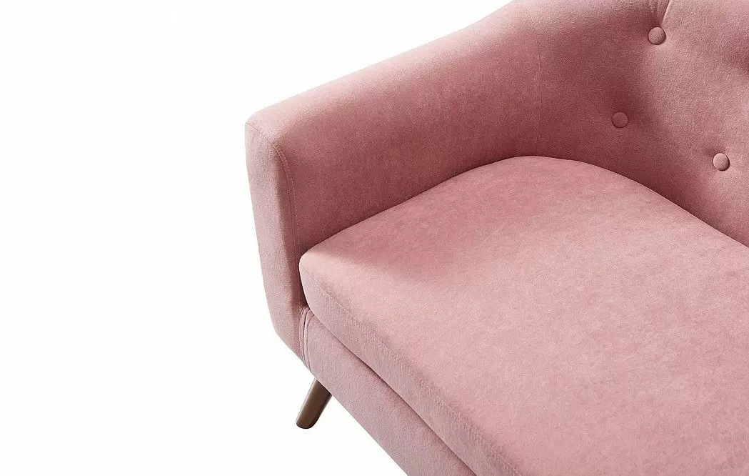 Комплект мягкой мебели Florence, коралловый/орех - фото 16