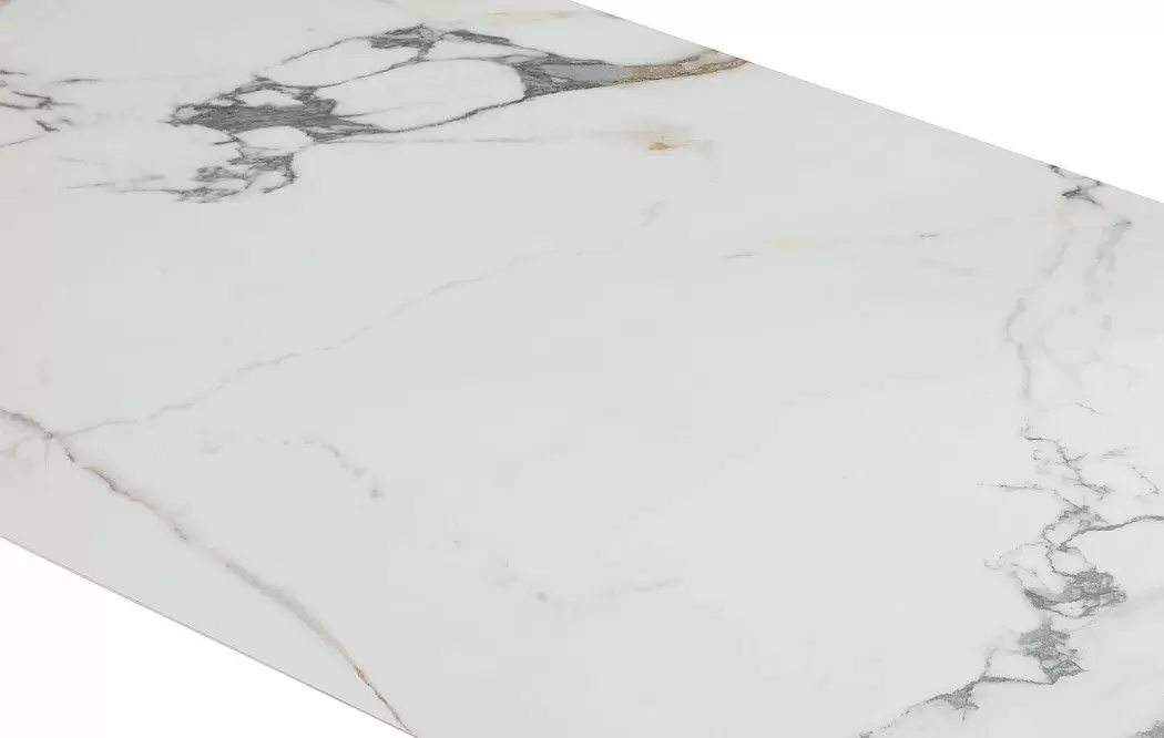 Стол раскладной Savoy Bronze 160-220, белая керамика/бронза - фото 13