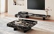 Стол журнальный Gabrielle (100), черный камень