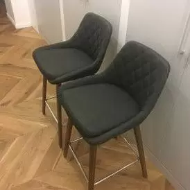 Стул полубарный Joan (65), темно-синий