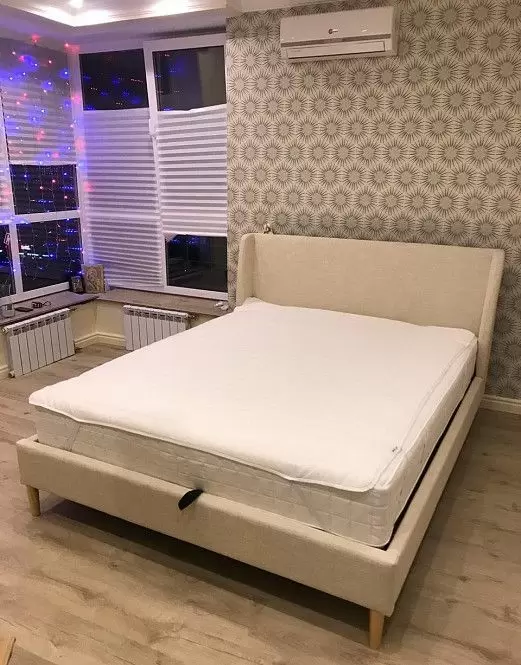 Кровать Carrera 160x200, бежевый - фото 11