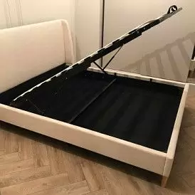 Кровать Carrera 160x200 (с подъемным механизмом), голубой