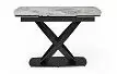 Стол раскладной Lorenzo 120-180, серая керамика