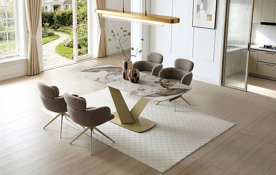 Стол Victoria + 4 стула Pamela