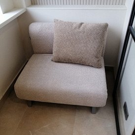 Кресло-кровать Rosy, желтый/без принта