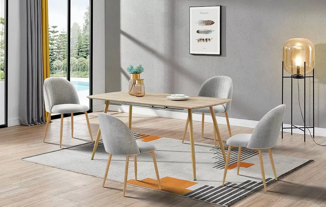 Стул Angela, серый/дерево - фото 13