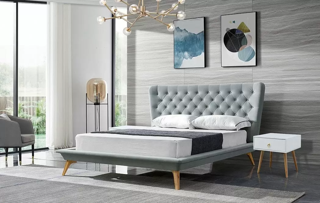 Кровать Bohemia, серый - фото 3