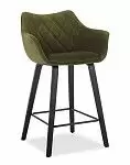 Стул полубарный Sherilyn (66), темно-зеленый