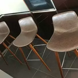 Стул полубарный Janis (61), белый