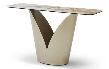 Консоль Tiffany, керамика/шампань