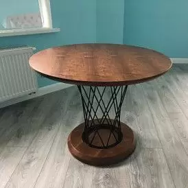 Стол Cyclone Ice (70), стекло/черный