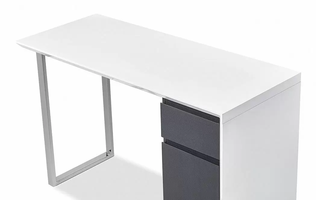 Стол письменный Kepler, белый/серый - фото 5