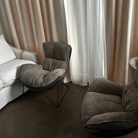 Кресло May, серо-коричневый