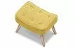 Кресло и оттоманка Hygge, желтый/натуральный